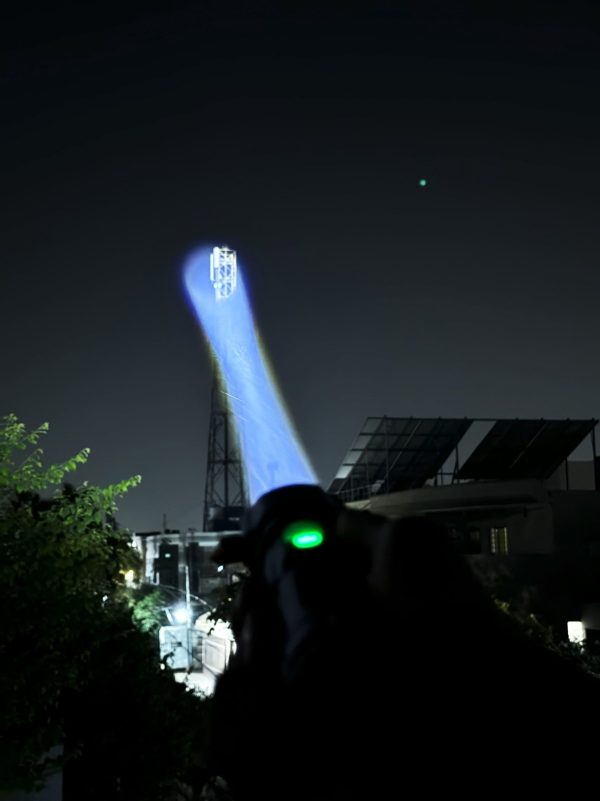 Ruilang RL-2210 Rechargeable Flashlight + Power Bank (8800mAh, 2km Range)