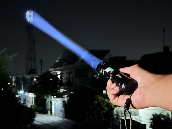 Ruilang RL-2210 Rechargeable Flashlight + Power Bank (8800mAh, 2km Range)
