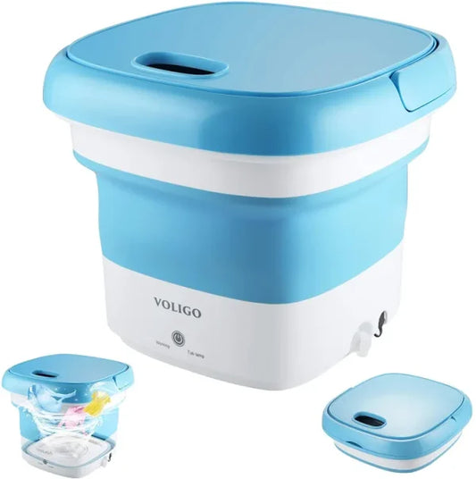 Mini Foldable Washing Machine with Dryer – Compact & Powerful!