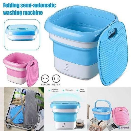 Mini Foldable Washing Machine with Dryer – Compact & Powerful!